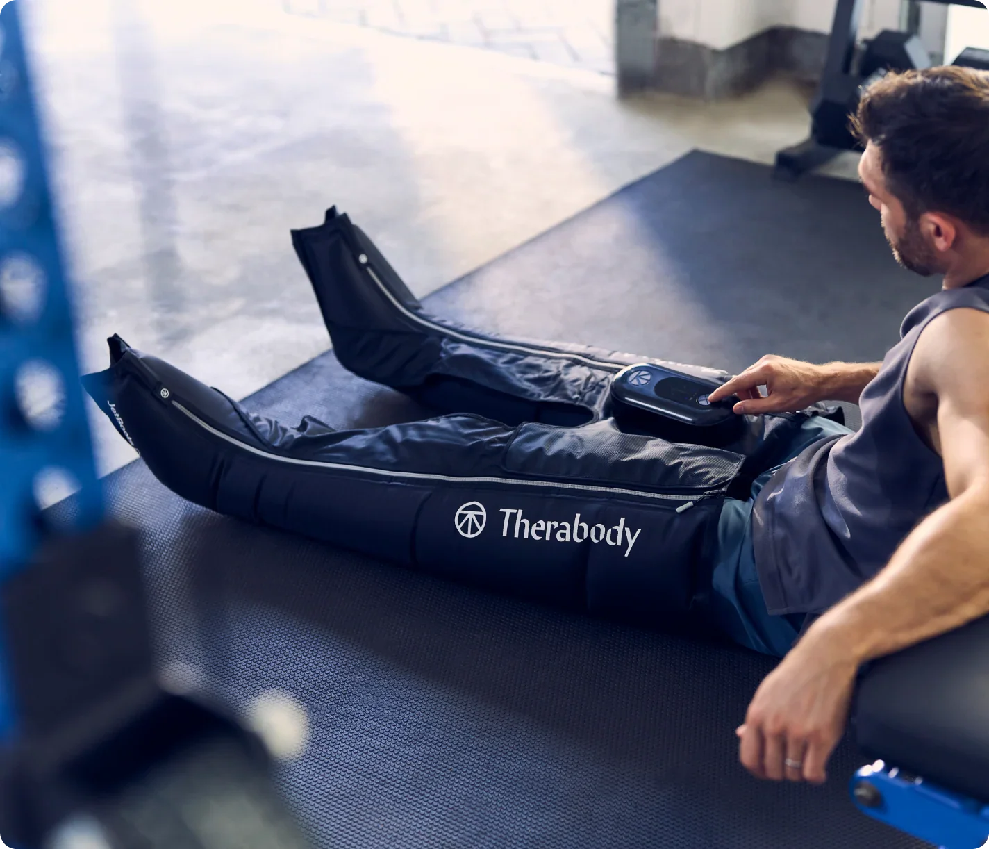 Compression recovery boots at The Basin Gym Newcastle